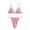 Pink, variant on FcBaudy Womens Swimsuits Two Piece Swimsuit for Women Bathing Suit for Women Women's Swimsuit Sexy High Waist Lace Up Bikini Swimsuit Color Backless Split Steel Swimsuit Suit Women Swimsuit
