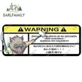 thumbnail image 1 of 15cm x 5.7cm Cartoon Inosuke Car Sticker for We Die Like Real Men! Warning Decal Anime Car Accessories JDM Stickers, 1 of 1