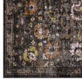 thumbnail image 4 of Modway Minu Distressed Floral Lattice 5x8 Area Rug in Black, Yellow and Orange, 4 of 8
