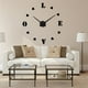 thumbnail image 2 of Personalidad europea y americana DIY Especificaciones súper grandes Reloj de pared con espejo simple Etiqueta de pared creativa 3D Reloj Espejo Reloj acrílico Eva Negro, 2 of 4