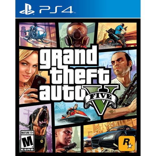 Grand Theft Auto V Rockstar Games Playstation 4 Walmart Com