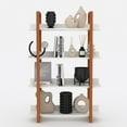 thumbnail image 4 of Resenkos Solid Wood Bookshelf, Mix Color Design, Home Decor, Shelving Unit, 47.24" Height, 4 of 6