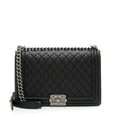 thumbnail image 1 of Pre-Owned Chanel Caviar Leather New Medium Boy Bag, 1 of 11
