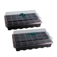 thumbnail image 2 of Plántulas de 24 orificios, maceta para guardería, orificios de aire, caja de siembra, suministros de jardinería 3 piezas kenally JJ22154-00, 2 of 6