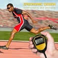 thumbnail image 6 of Waterproof Stopwatch Digital Handheld LCD Timer Chronograph Counter with Strap for Swimming Running Football Training, 6 of 7