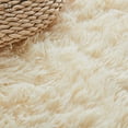 thumbnail image 4 of GustaveDesign Large Size Fluffy Rugs Fashion Color Living Room Carpet Comfy Bedroom Home Decorate Area Rugs Pads "39.4inch * 63inch,Beige", 4 of 10
