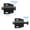 Black, variant on Single Head Magnetic Touch Latch, 6 Pack Push Open Cabinet Door Latches And Catches, Push Release Opener Door Magnets, For Wardrobe Cabinet Kitchen Cupboard Closet Door - Black