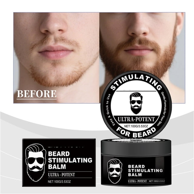 Estimulador de barba, pasta para barba, pasta espesa para barba, crema para el cuidado de la barba (100 ml)