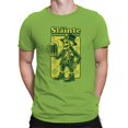 thumbnail image 2 of Slainte Skeleton Leprechaun St. Patricks Day Cheers Design Men's T-shirt, 2 of 3