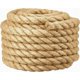 thumbnail image 1 of Cuerda de barrera de 20 mm para barandilla de escalera/balcón, cuerda para columpios y ascensores, gimnasios, combate y escalada, 20 mm, 10 m, color beige, 1 of 5