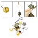 thumbnail image 2 of Campanas de viento de metal decorativas para exteriores, 3 uds., campanillas de viento para su propio patio, porche, jardín o patio, bronce, 45cm, 2 of 5