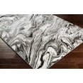 thumbnail image 4 of Mark&Day Area Rugs, 6x9 Halbur Modern Charcoal Marble Area Rug, Grey Ivory Brown Carpet for Living Room, Bedroom or Kitchen (6'7" x 9'), 4 of 7