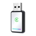 thumbnail image 1 of Adaptador USB Inalámbrico 2 en 1 para CarPlay y para Android Auto. Convierte CarPlay con Cable A Inalámbrico.B, 1 of 5