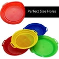 thumbnail image 2 of 4E's Novelty 4 Pack Sand Sifter – 8.75" Sandbox Toys, Rock Strainers, Kids Sand Toys for Treasure Hunts, 2 of 9