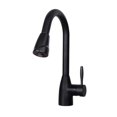 thumbnail image 1 of Vigo VG02014MB Graham Matte Black Pull-Down Spray Kitchen Faucet, 1 of 1
