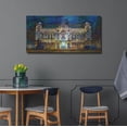 thumbnail image 4 of Luxe Metal Art 'Hungary Budapest Gresham Palace' by Pedro Gavidia, Metal Wall Art, 48"x24", 4 of 9