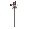 thumbnail image 6 of EZ Vane Poodle Weathervane — Post Mount, Wind Cups, Antique Copper Finish, Steel with Durable Triple Powder Coating, Handcrafted in USA, 6 of 7