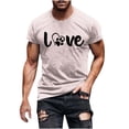 thumbnail image 1 of T-Shirt Homme Manches Longues Col Rond Imprimé Couleur Assortie Automne, 1 of 6