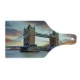 thumbnail image 1 of London Cutting Board, Historic Old Tower Bridge London British Kingdom Skyline Cultural Monuments, Decorative Tempered Glass Cutting and Serving Board, Wine Bottle Shape, Multicolor, by Ambesonne, 1 of 1