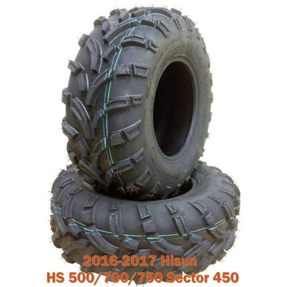 Set 2 front ATV Tires 26x9-12 for 16-17 Hisun HS 500/700/750 Sector 450