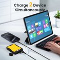 thumbnail image 4 of 10,000mAh Portable Charger, 22.5W USB-C Fast Charging Power Bank with Output Cable,LED Indicator Light, External Battery Pack for Android iPhone16/15 Series, 4 of 11