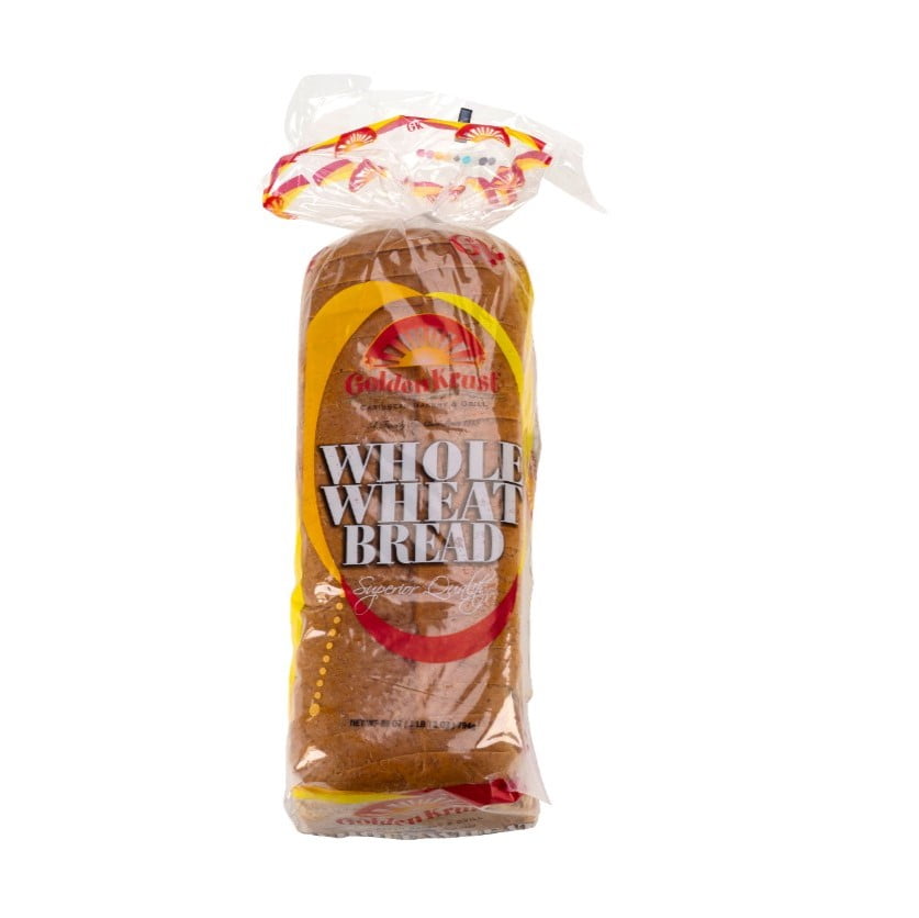 Golden Krust Whole Wheat Bread, Sliced Bread Loaf, 28 oz