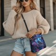 thumbnail image 4 of HELLHERO Turtle & Jellyfish Handbag, Stylish Crossbody Bag Exquisite UV Craft Smooth Zipper Satchel Bag for Dating Daily Use, 4 of 7