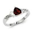 thumbnail image 2 of Primal Silver Sterling Silver Garnet and Diamond Ring, 2 of 5