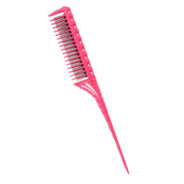 3Row Teeth Teasing Comb Detangling Brush Rat Tail Comb Adding Volume