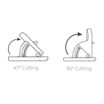 thumbnail image 2 of Mat Cutter 45 & 90 Degree Bevel Mat Board Cutter Beveled Cut Tool for Art Picture Framing Foam Board Card Board 2PCS, 2 of 7