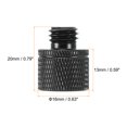 thumbnail image 2 of Uxcell Mic Stand Adapter 1/4 Female to M10 Male Camera Screw Thread Adapter for Microphone Tripod Stand Black, 2 of 6