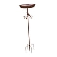 thumbnail image 2 of Baño de Pájaros de Metal, Comedero para Pájaros, Estación de Alimentación con Base de 5 Puntas, Cuenco Decorativo para Pájaros para Patio Y Césped, Co con 1 decoración de pájaro, 2 of 8