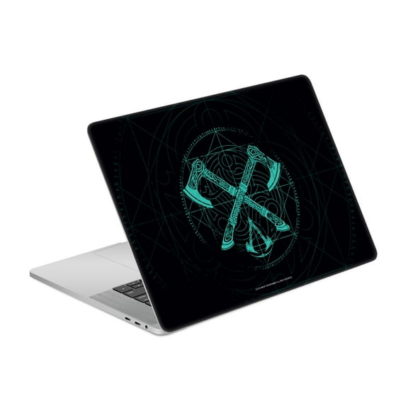 Head Case Designs Officially Licensed Assassin's Creed Valhalla Compositions Dual Axes Vinyl Sticker Skin Decal Cover Compatible with Apple MacBook Pro 15.4" A1707/A1990