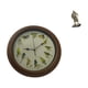 thumbnail image 5 of Reloj de pared decorativo con despertador de pájaro cantor, estatua de caballero, figura coleccionable, resistente, de resina de vidrio PP, ideal para, 5 of 7