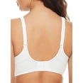 thumbnail image 2 of Women's Playtex US4830 Comfort Flex Fit Ultra Soft Wirefree Bra (White S), 2 of 3