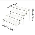 thumbnail image 3 of Mauxuk Acrylic Display Stand for Collectibles, Perfume, Jewelry, Cosmetics - Multi-Tier Storage Rack, Durable Clear Acrylic, Space-Saving Organizer for Home and Retail, 3 of 6