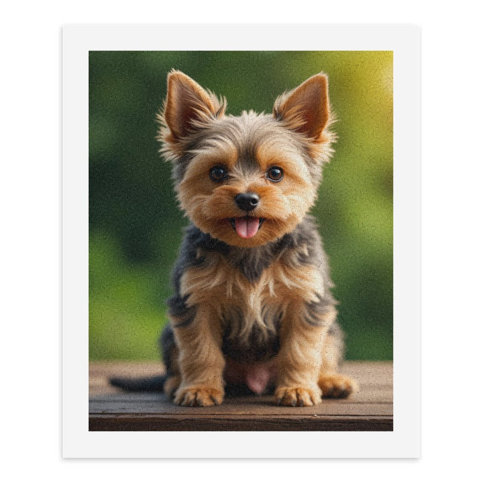 Paint by Numbers Kit for Adults, Cute Yorkshire Terrier Portrait Paint by Numbers, Easy Paint by Numbers Kit for Adults Beginner, DIY Adult Paint by Number Kits on Canvas, Home Decor