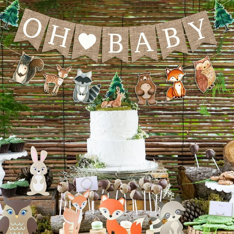 Baby Shower Natural Burlap Themes Stcomart Pre-Strung 6ft Burlap - Main Image
