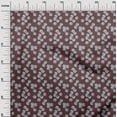 thumbnail image 3 of oneOone Cotton Flex Brown Fabric Florals Craft Projects Decor Fabric Printed By The Yard 40 Inch Wide, 3 of 4