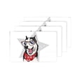 thumbnail image 4 of MKHERT Amazement Siberian Husky Dog Placemats Table Mats for Dining Room Kitchen Table Decoration 12x18 inch,Set of 4, 4 of 4