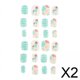 thumbnail image 1 of Puntas de uñas postizas,24 piezas de puntas de uñas postizas Navidad niños niños,Presione sobre uñas postizas dibujos animados cubierta linda completa,pegamento auto falso caja de arte, 1 of 6