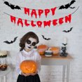 thumbnail image 4 of Kmbangi Halloween Letter Bat Shaped Banner Decorative Pendant Hanging Artware, 4 of 5