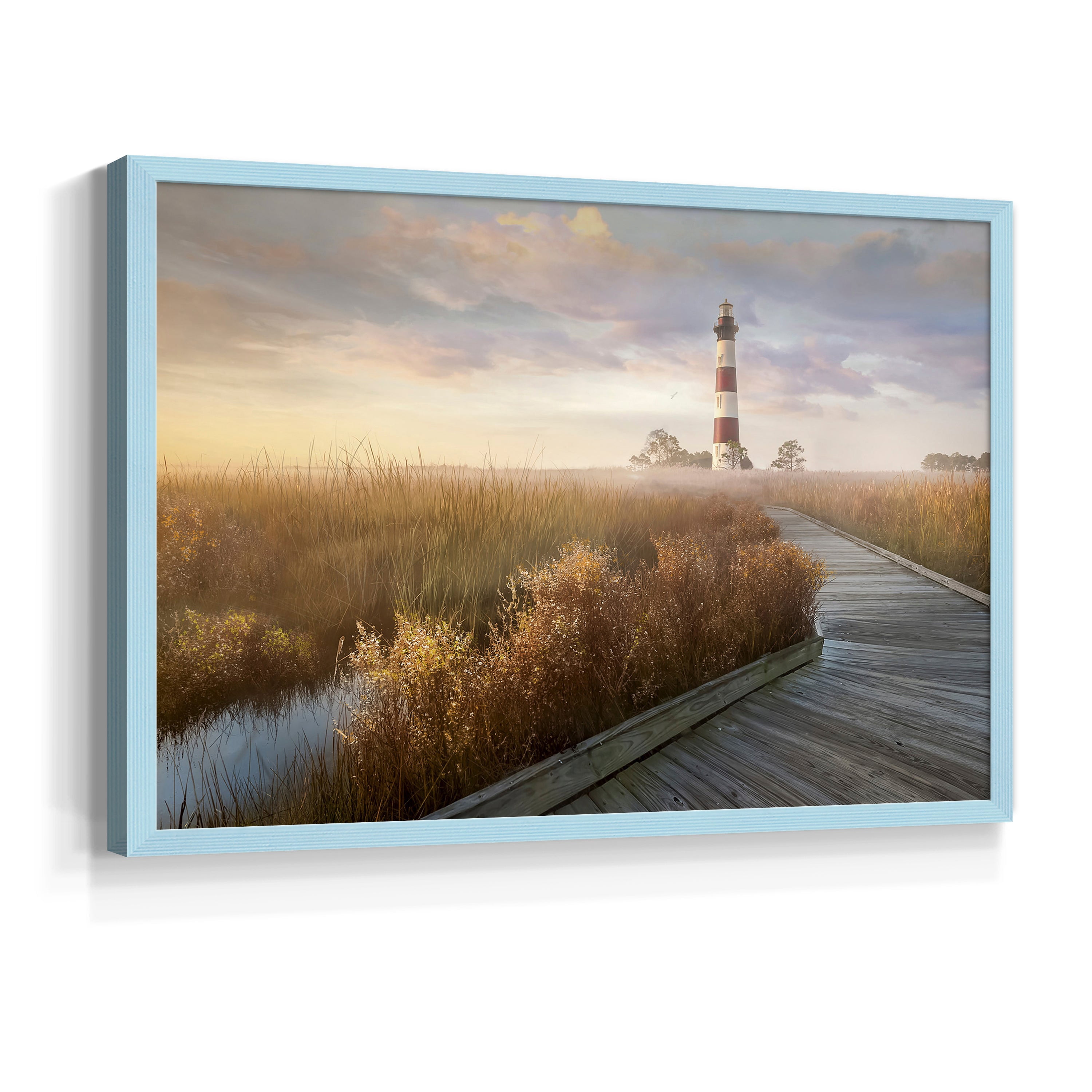 Private Path I by Mike Calascibetta - Restickable Framed Giclée Print