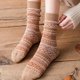 thumbnail image 4 of Style 1 Calcetines gruesos y cálidos de otoño para mujer, medias de tubo Harajuku con patrón de cuadros Argyle a rayas geométricas de estilo universitario japonés, 4 of 5