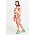 thumbnail image 2 of Vestido de olanes sin espalda Roman Fashion /Juvenil, 51873 (Rosa) rosa M, 2 of 6