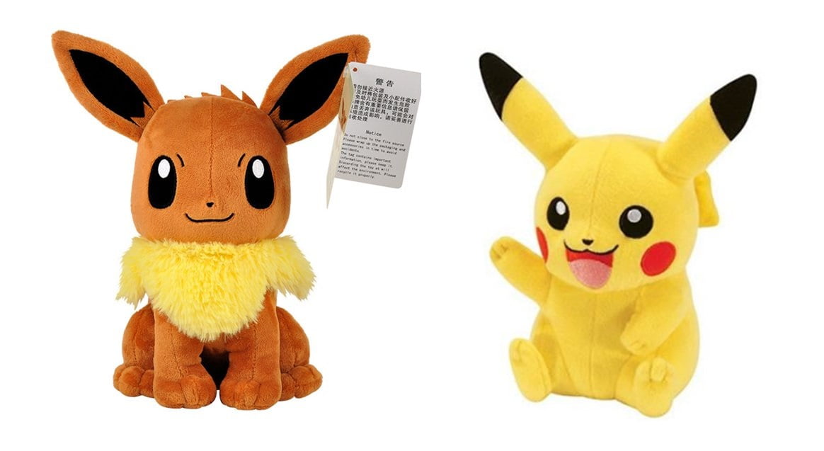 Preços baixos em Figuras de Ação de Pelúcia Pokémon Eevee e Acessórios