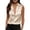 Beige, variant on VJGBEGW Women Elegant Satin Collared Sleeveless Blouses Deep V Neck Silky Tank Tops Loose Fit Camis Shirts Tops Beige L