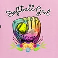 thumbnail image 3 of Wild Bobby, Colorful Softball Girl, Sports, Men Graphic Tee, Light Pink, 5X-Large, 3 of 5