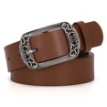 thumbnail image 4 of JASGOOD Women Belts Leather Western Belt for Jeans with Engraved Buckle, 4 of 11