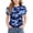 A146 Blue, variant on Toddler Girls Camo Tunic T Shirt Puff Short Sleeve Classic Camouflage Print Graphic Tees Crewneck Breathable Activewear Daily Outdoor Sport Play Outfits Apparel